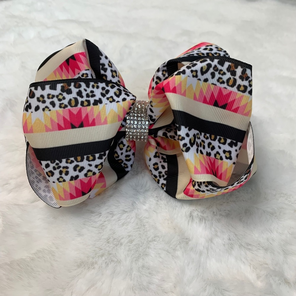 Aztec Rhinestone Bow